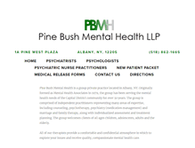 Tablet Screenshot of pinebushmentalhealth.com